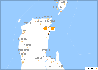 map of Mosing