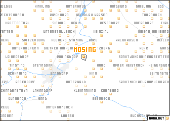 map of Mosing