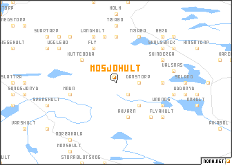 map of Mösjöhult