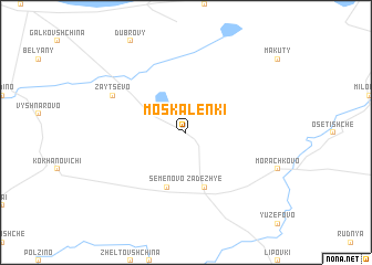 map of Moskalënki