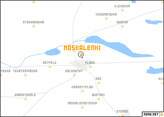 map of Moskalënki