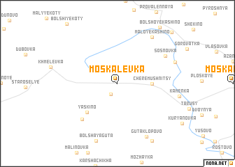map of Moskalëvka