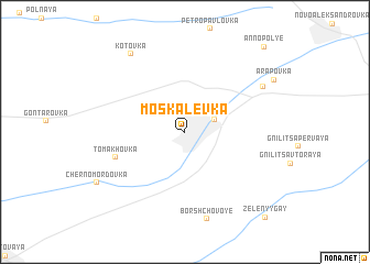 map of Moskalevka