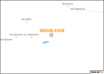 map of Moskalëvka