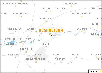 map of Moskalivka