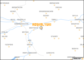 map of Moskalyuki