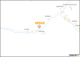 map of Moska