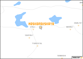 map of Moskorovskaya