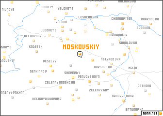 map of Moskovskiy
