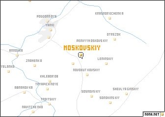 map of Moskovskiy