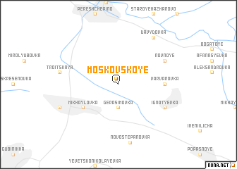 map of Moskovskoye