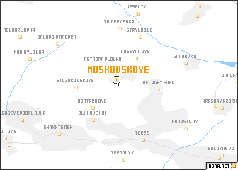 map of Moskovskoye