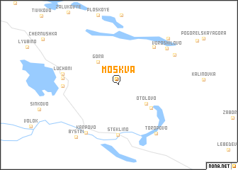 map of Moskva