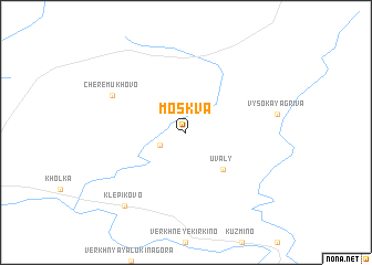 map of Moskva