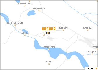 map of Moskva