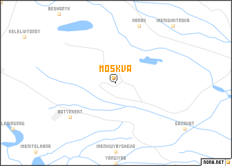map of Moskva