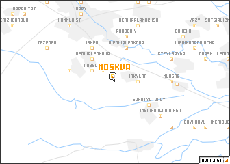 map of Moskva