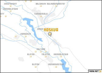 map of Moskva