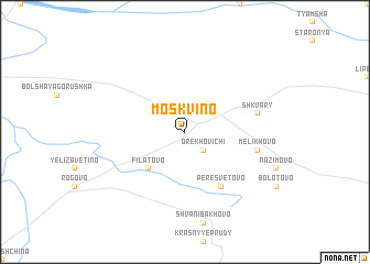 map of Moskvino