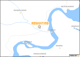 map of Moskvitino