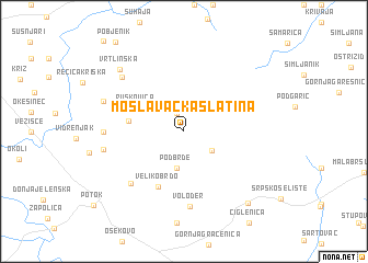 map of Moslavačka Slatina
