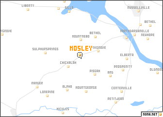 map of Mosley