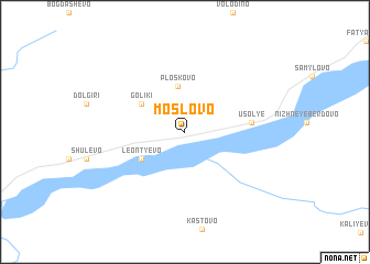 map of Moslovo