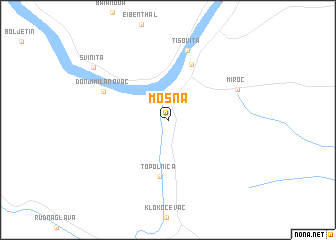 map of Mosna
