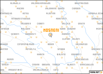 map of Moşneni