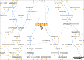 map of Moşneni