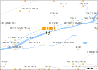 map of Mosnes
