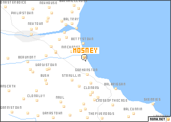 map of Mosney