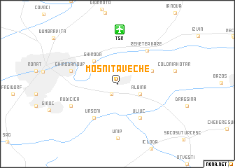 map of Moşniţa Veche