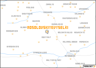 map of Mosolovskiye Vyselki