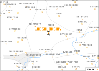 map of Mosolovskiy