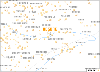 map of Mosone