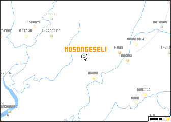 map of Mosongeseli