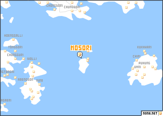 map of Mosŏ-ri