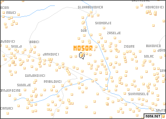 map of Mosor