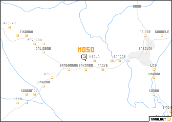 map of Moso