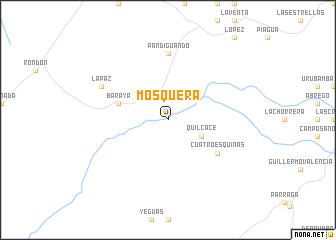 map of Mosquera