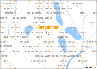 map of Mosquiñana