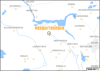 map of Mosquito Grove