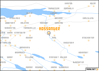 map of Mossänder