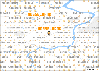 map of Mosselbank