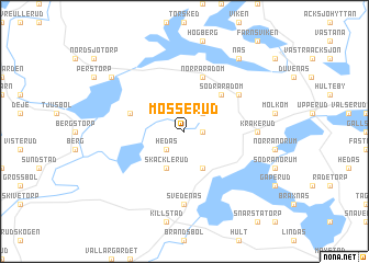 map of Mosserud