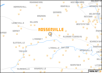 map of Mosserville