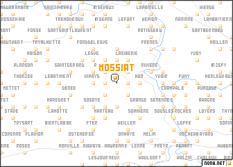 map of Mossiat