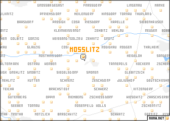 map of Mösslitz