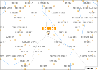 map of Mosson